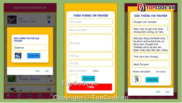 App truyện tranh,App,java sqlite,app đọc truyện android java,app android java,app đọc truyện android java sqlite