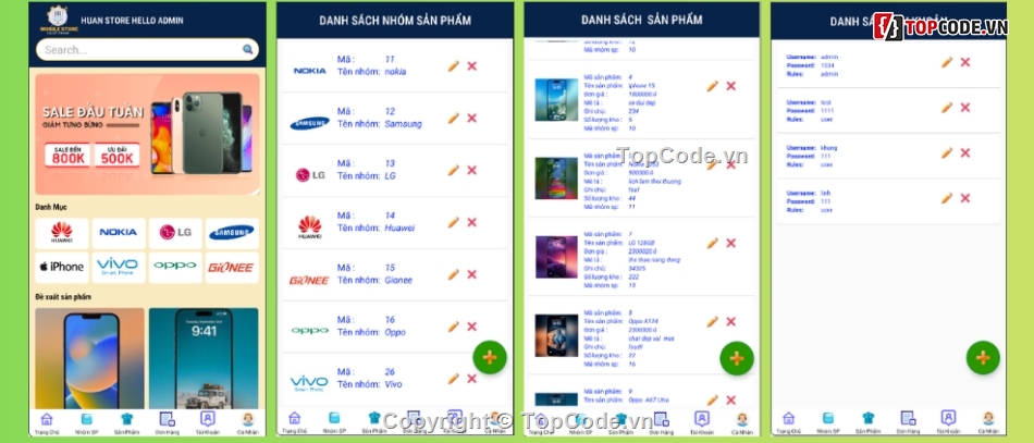 App bán hàng android,android,điện thoại,bán hàng điện thoại,App bán hàng,android java