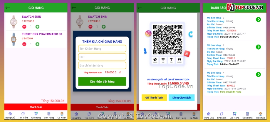 đồ án android,android,App bán hàng,App bán hàng android,App,app bán hàng android java