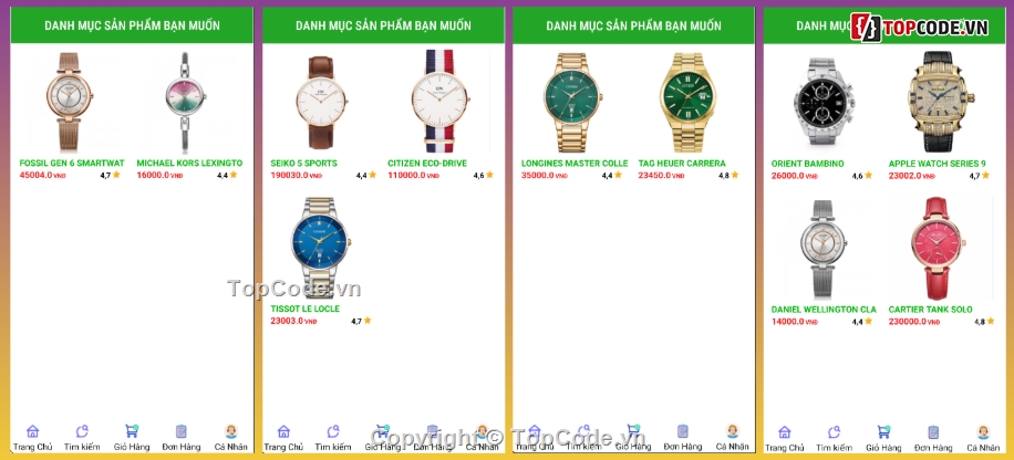 đồ án android,android,App bán hàng,App bán hàng android,App,app bán hàng android java