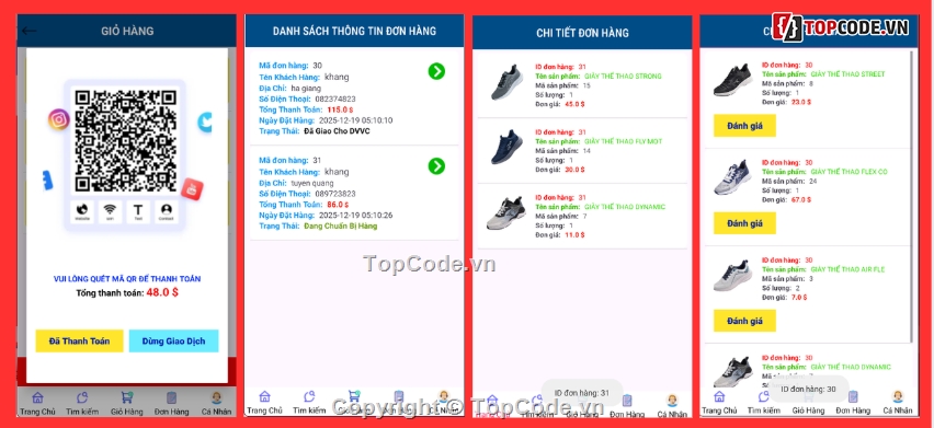 android,App bán hàng,App bán hàng android,App,bán giày,app bán hàng android java