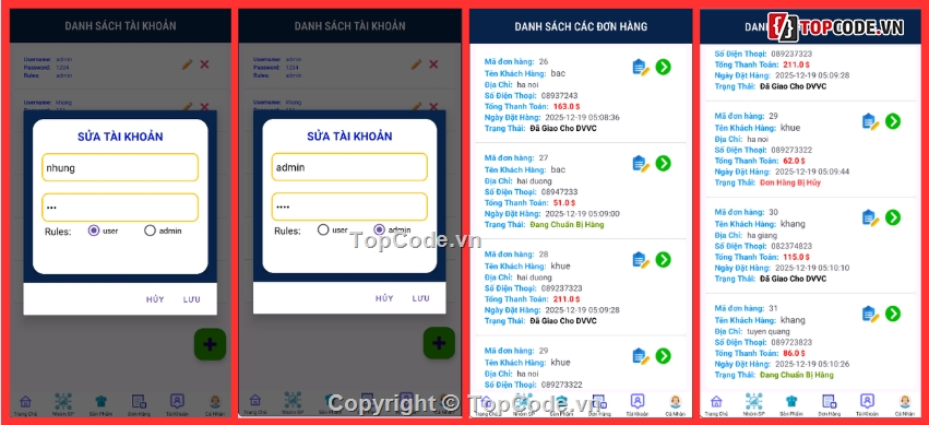 android,App bán hàng,App bán hàng android,App,bán giày,app bán hàng android java