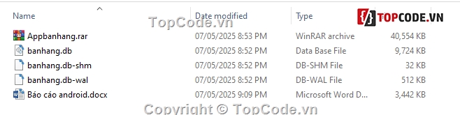 android,App bán hàng,java sqlite,app android java,App bán hàng android,App