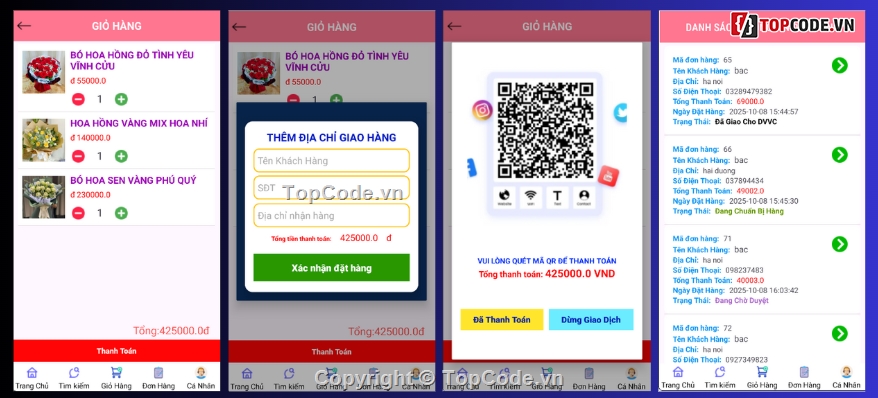 android,App bán hàng android,App,App bán hàng,hoa,app bán hàng android java