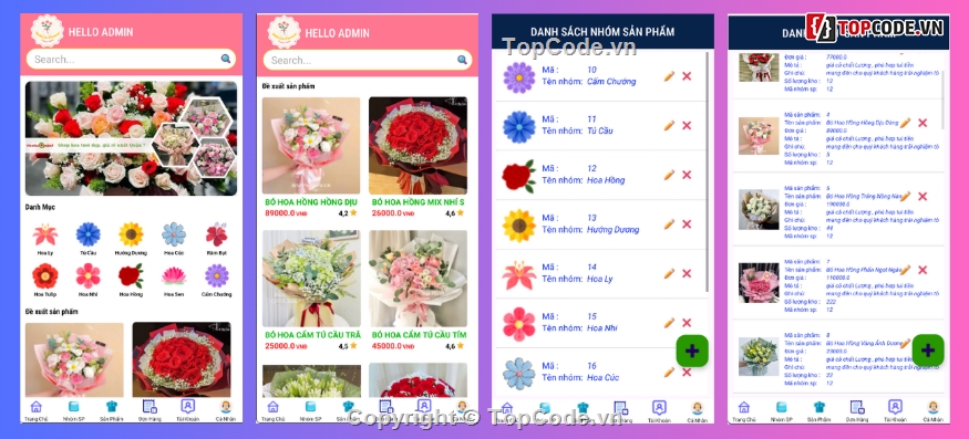 android,App bán hàng android,App,App bán hàng,hoa,app bán hàng android java