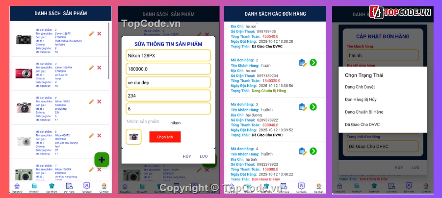 android,App bán hàng,App bán hàng android,App,bán camera,app bán hàng android