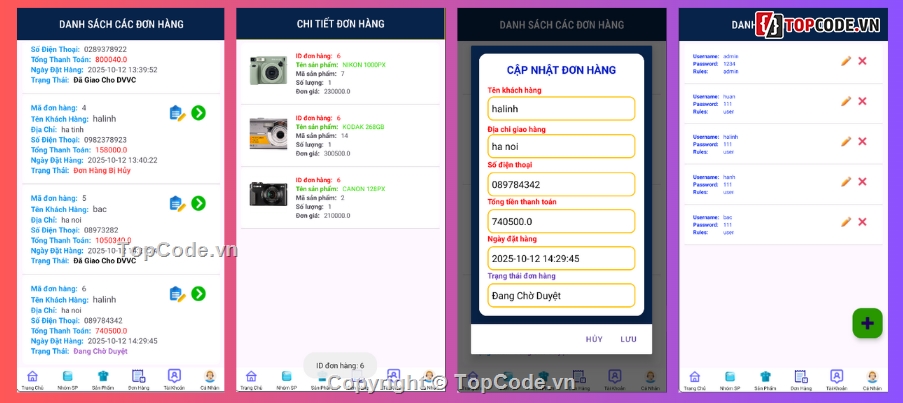 android,App bán hàng,App bán hàng android,App,bán camera,app bán hàng android