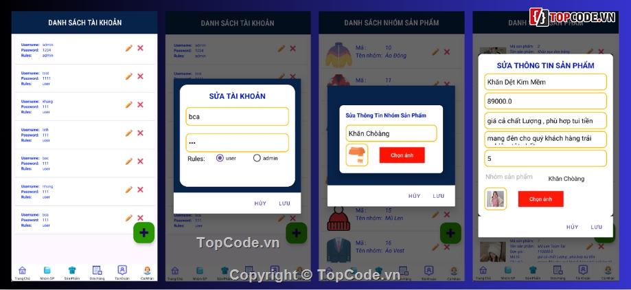 quần áo,android,android java,App bán hàng android,App bán hàng,app bán hàng android java