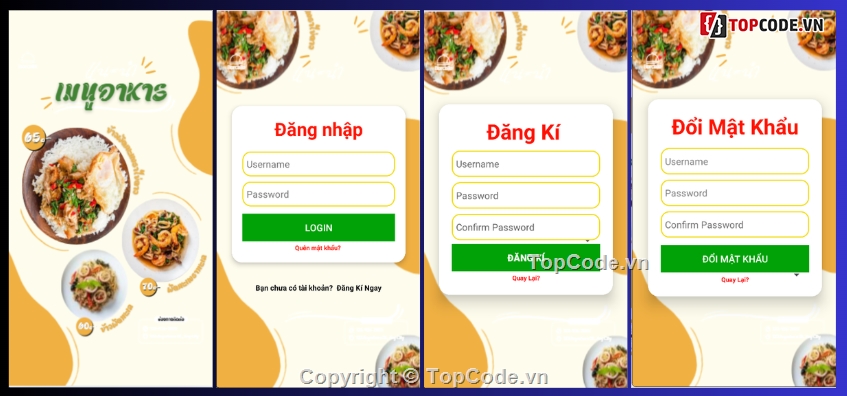 đặt đồ ăn,app đặt đồ ăn,app,app bán hàng android java,app bán hàng android,app android