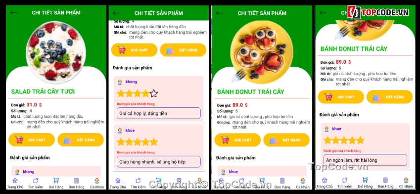 đặt đồ ăn,app đặt đồ ăn,app,app bán hàng android java,app bán hàng android,app android