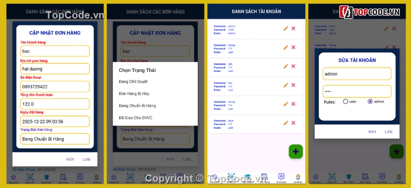 đặt đồ ăn,app đặt đồ ăn,app,app bán hàng android java,app bán hàng android,app android