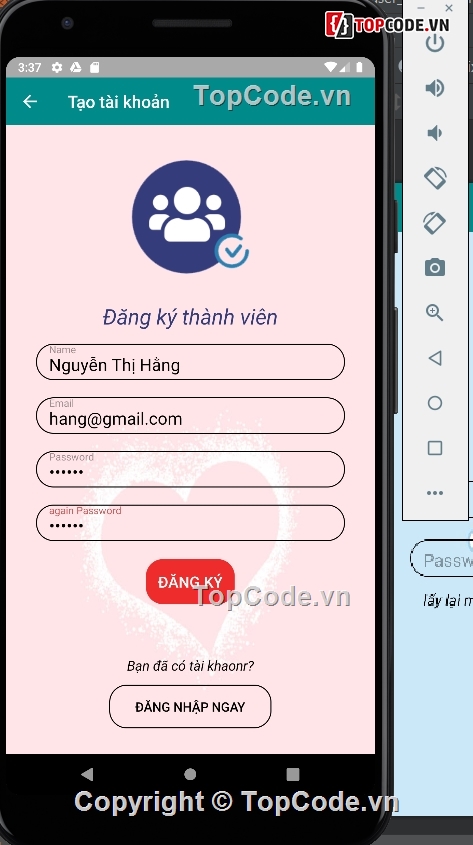 android,code tin nhắn,App Social Firebase,app hẹn hò,app nhắn tin,app chat