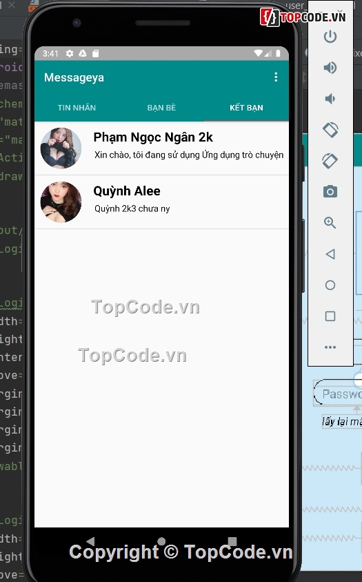 android,code tin nhắn,App Social Firebase,app hẹn hò,app nhắn tin,app chat