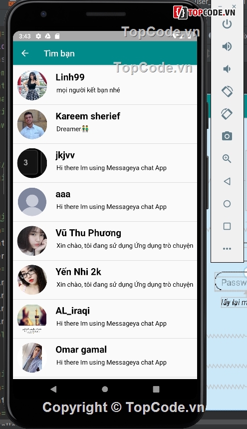 android,code tin nhắn,App Social Firebase,app hẹn hò,app nhắn tin,app chat