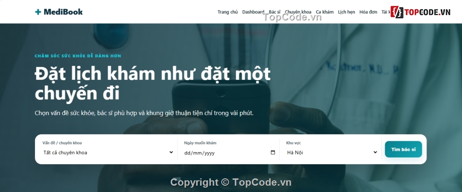 Đồ án web PHP,SQL,khám bệnh,website đặt lịch khám bệnh,web đặt lịch khám