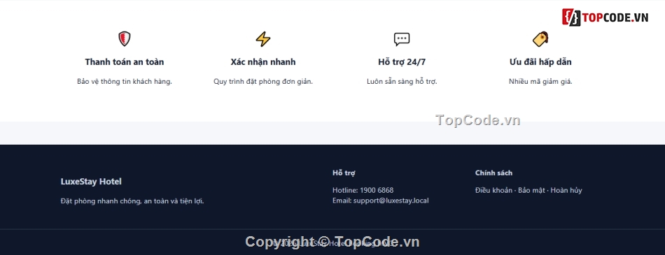 web khách sạn,Đồ án web PHP,PHP MVC,đặt phòng khách sạn,website đặt phòng khách sạn