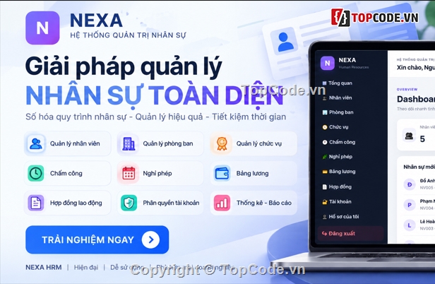 quản lý nhân sự,web quản lý,website quản lý nhân sự