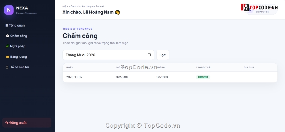 quản lý nhân sự,web quản lý,website quản lý nhân sự