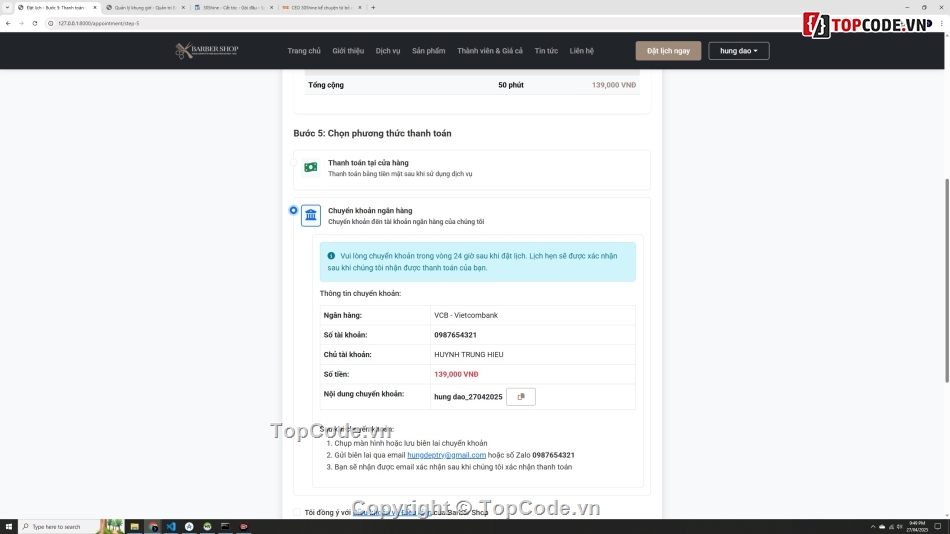 quanlytiemcattocnam,quanlybarbershop,webcattocphp,code de hieu           va de hiểu nhất