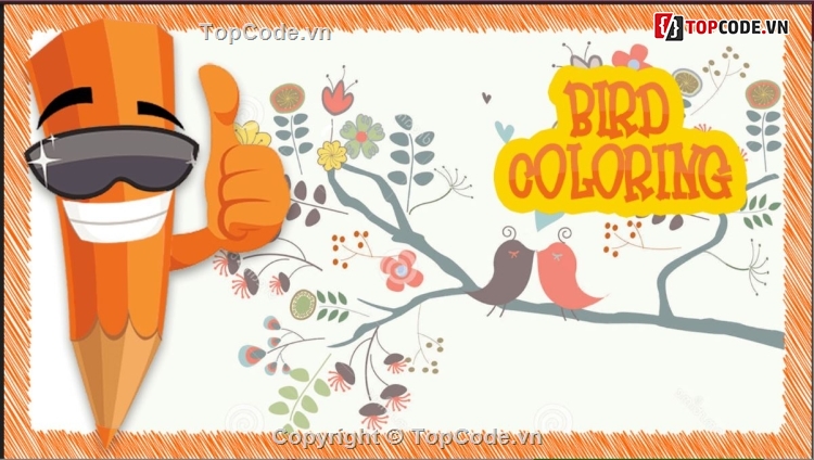 Game Color,Source Code Unit,Birds Coloring Game,Birds Coloring