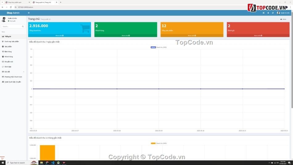 source code website bán thực phẩm sạch,sharecode website bán sản phẩm tự nhiên,website php mysql bán rau củ sạch