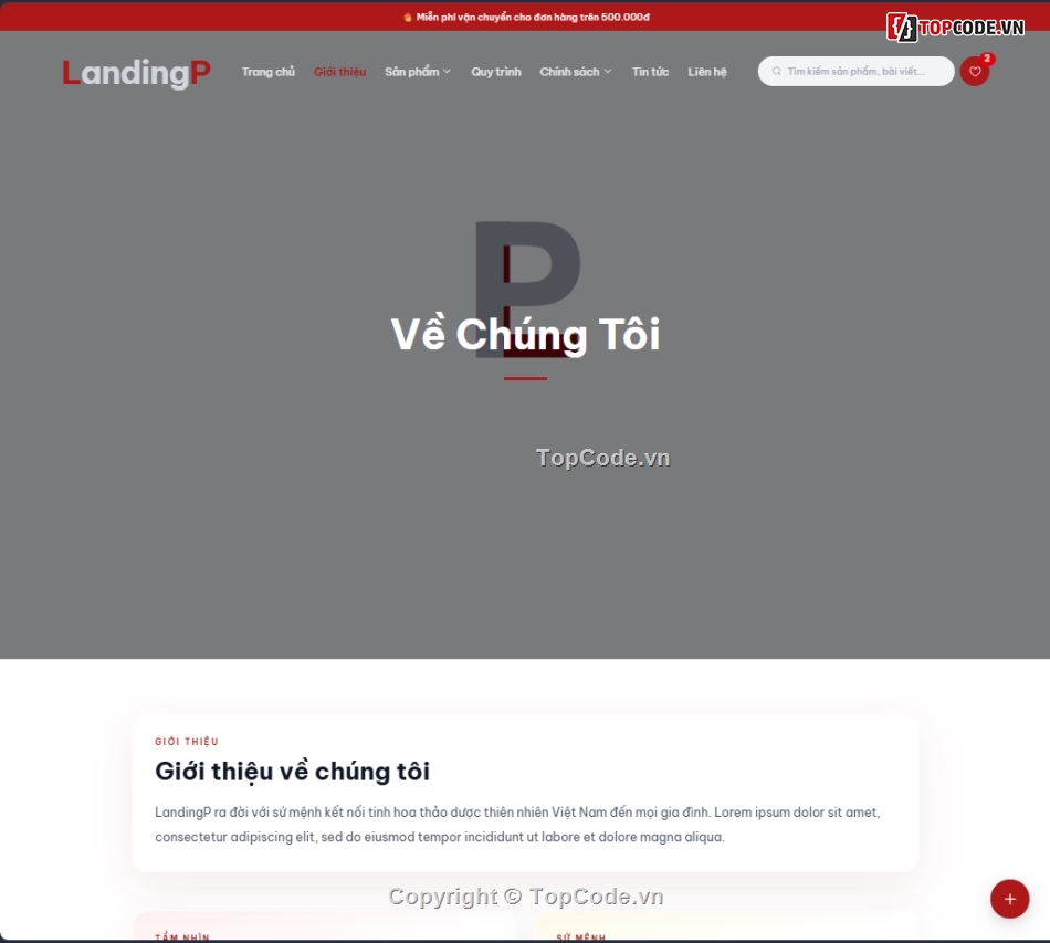 Landing Page,quản lý sản phẩm,source code quản lý,source code      database,Sản phẩm,Blog