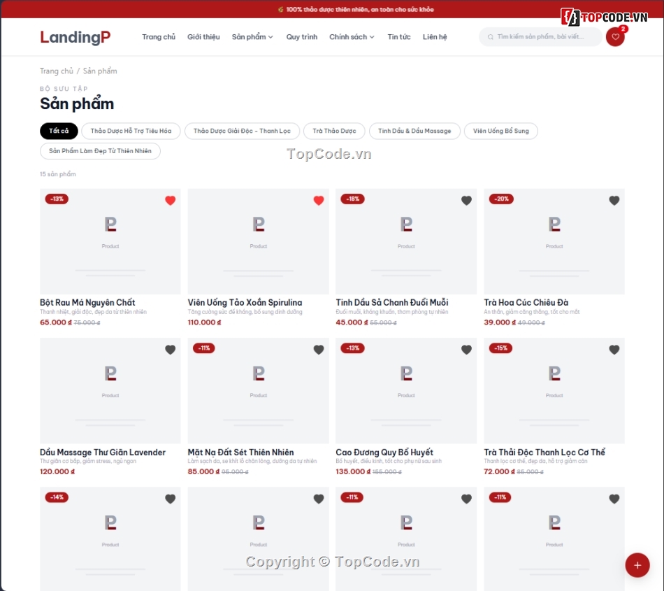 Landing Page,quản lý sản phẩm,source code quản lý,source code      database,Sản phẩm,Blog