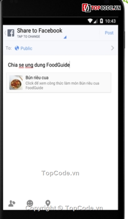 hướng dẫn nấu ăn,Code android dạy nấu ăn,Mã nguồn ứng dụng nấu ăn,ứng dụng làm món ăn,Địa điểm ăn uống