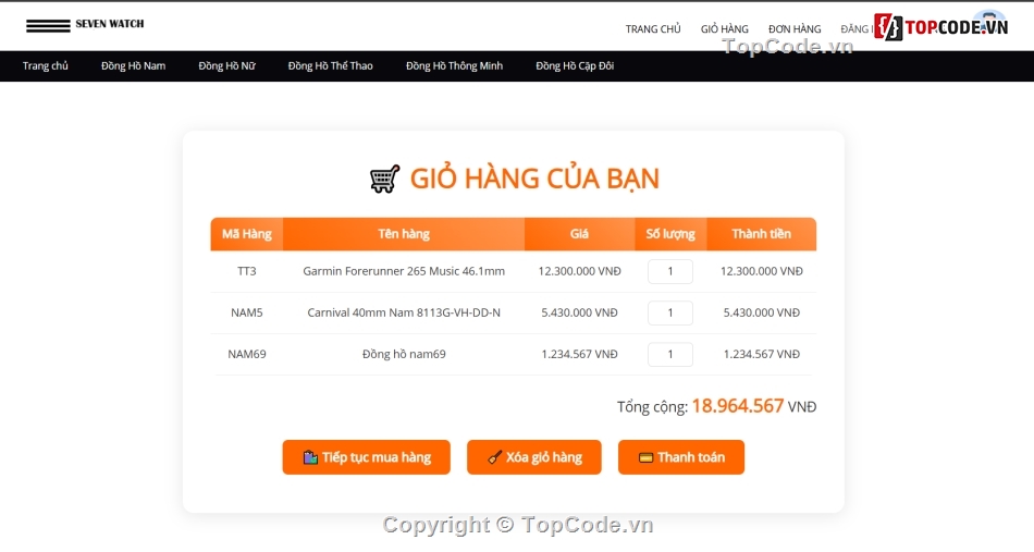 ASP.NET,website bán đồng hồ,đồ án asp.net,.net,Bán đồng hồ