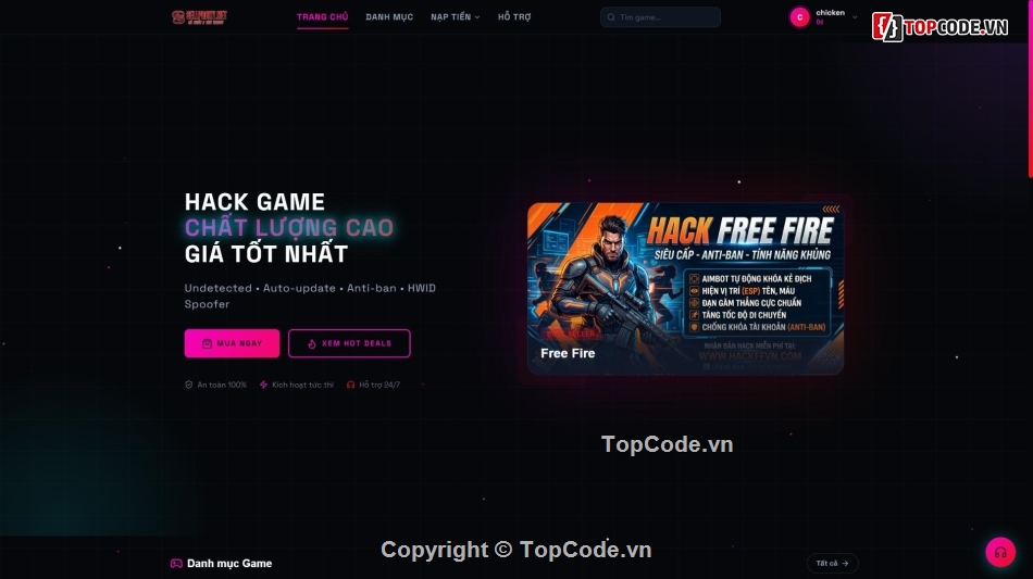 code key hack game,code key game,code bán key game tuỳ chỉnh,source code bán key game