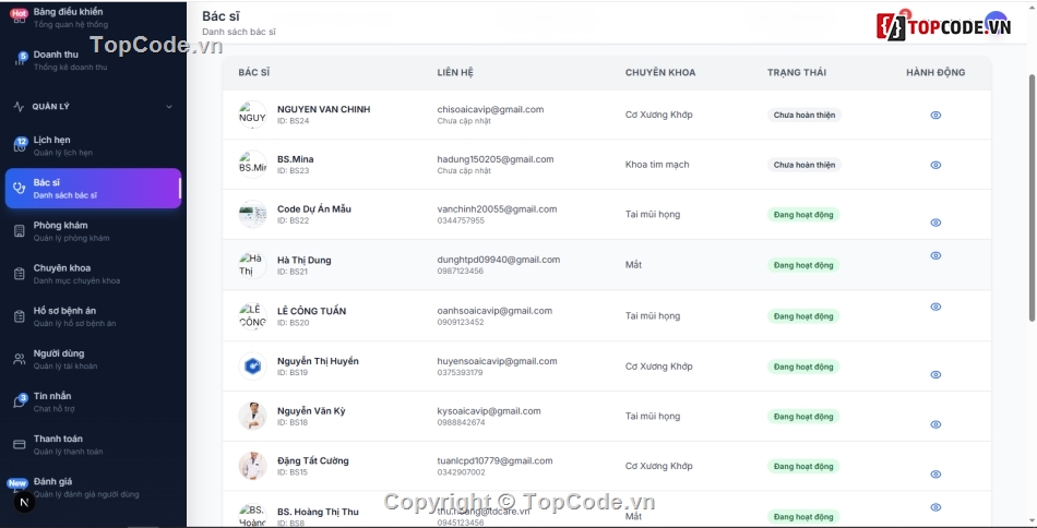 code live chat thanh toán online,Code đặt lịch khám,đặt lịch khám,Code đặt lịch khám trực tuyến