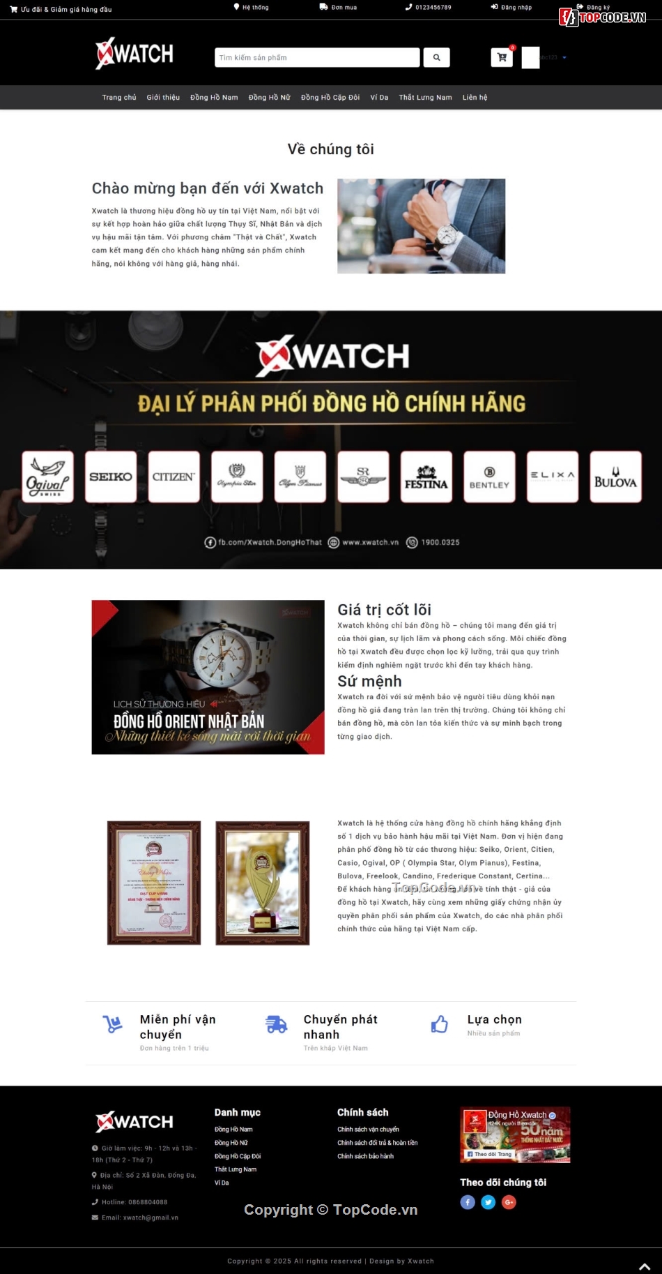 Web bán đồng hồ,web đồng hồ,shope đồng hồ,đồng hồ,code web đồng hồ,website bán đồng hồ