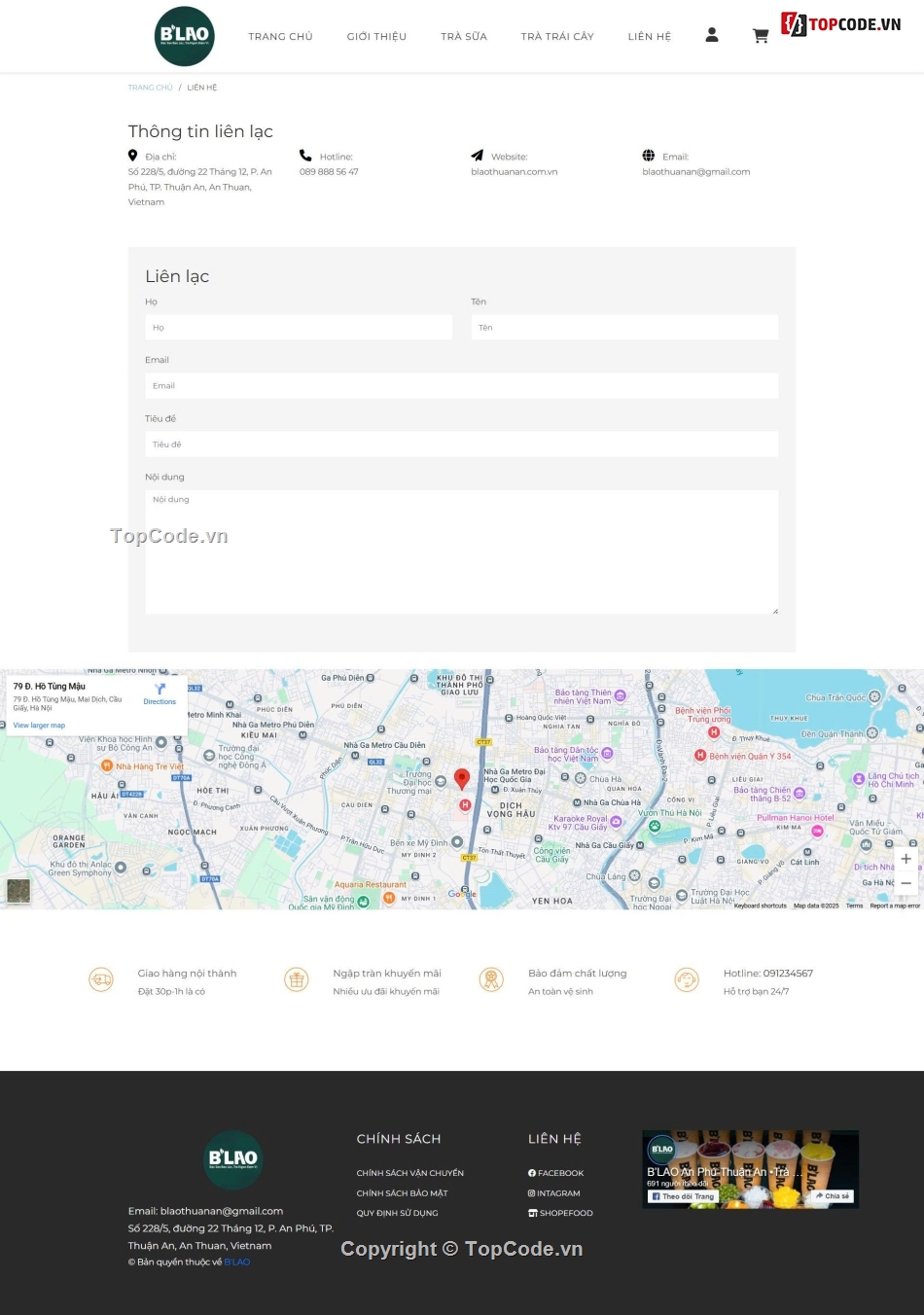 trà sữa,share code bán trà sữa,website bán trà sữa,bán trà sữa,web bán trà sữa