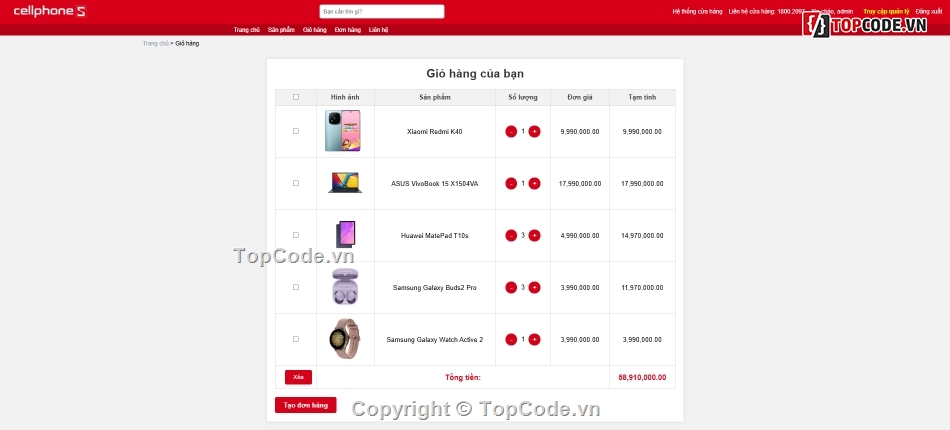 Web bán hàng,code bán hàng,bán hàng PHP,full code,Code đồ án,Code PHP Web bán hàng
