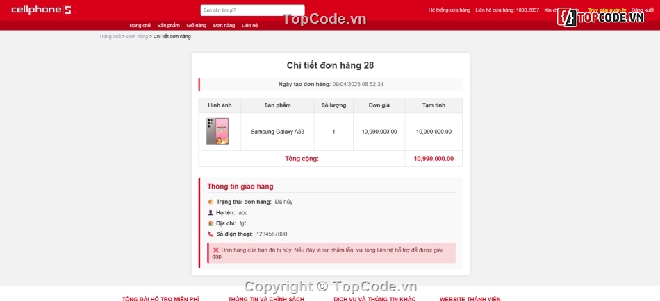 Web bán hàng,code bán hàng,bán hàng PHP,full code,Code đồ án,Code PHP Web bán hàng