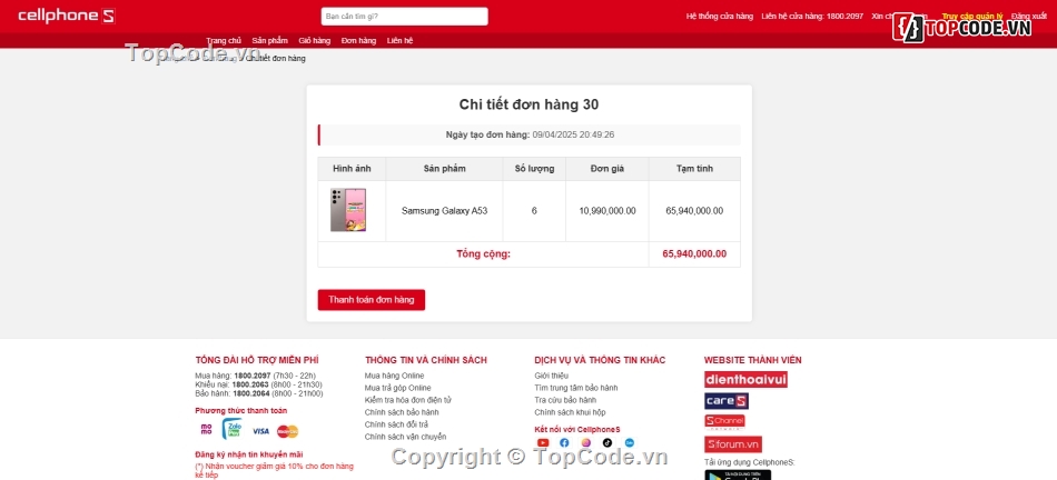 Web bán hàng,code bán hàng,bán hàng PHP,full code,Code đồ án,Code PHP Web bán hàng