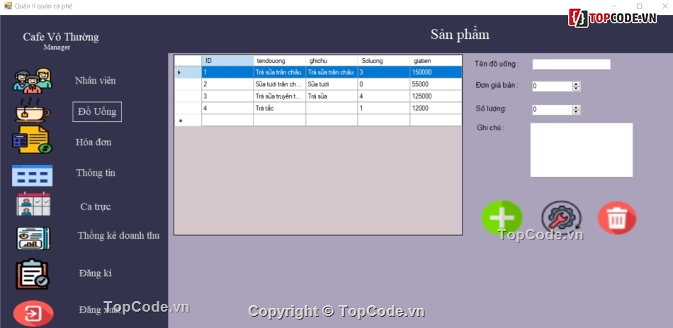 full code phần mềm quản lý,winform trong c#,Code phần mềm quản lý,Code C# đồ án quản lý