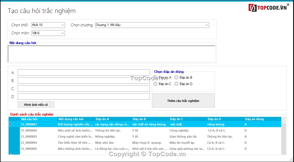 code thi trắc nghiệm c#,Code đồ án c#,code thi trắc nghiệm,thi trắc nghiệm c#,Code đồ án,Code phần mềm quản lý