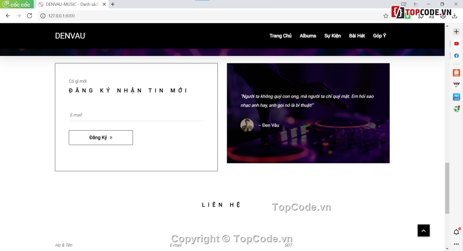 Code đồ án,website nhạc,album,nghe nhạc,php laravel,đồ án php