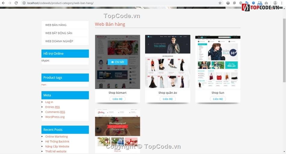 Code giới thiệu dự án,trang web bán hàng,Web giới thiệu,code website giới thiệu