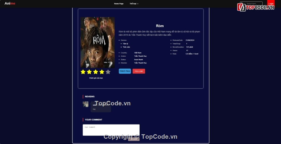 Web xem phim,Website xem phim,Code đồ án,React,React Js Movie Web xem phim