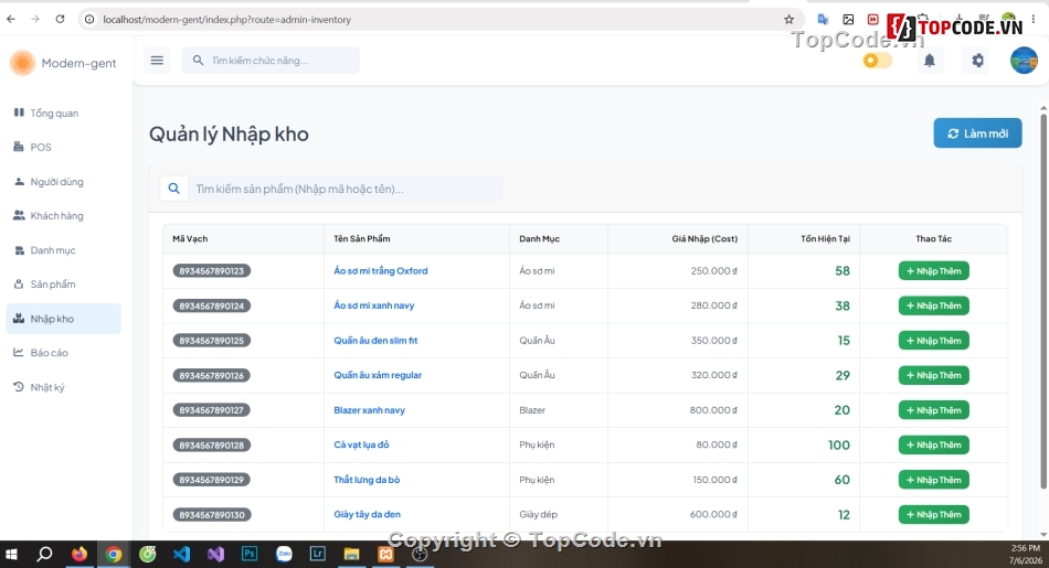 Quản lý kho hàng,Quản lý thu chi,Phần mềm Quản lý,Quản lý kho,quản lý bán hàng,website quản lý bán hàng