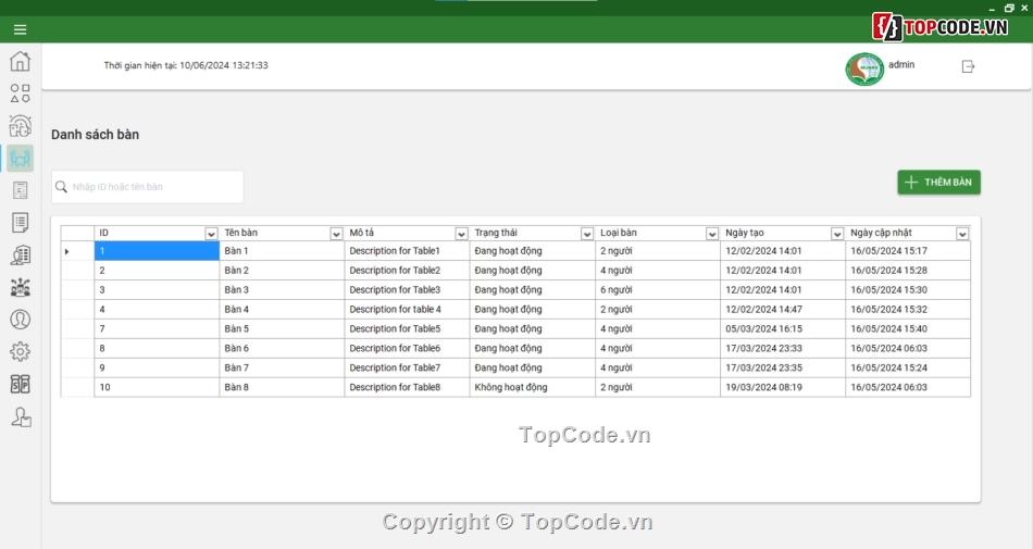 Quản lý nhà hàng,Code C# Quản lý bán hàng,winform c#,SQL Server,QR code