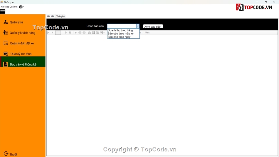 Code quản lý,winform,full báo cáo,full chức năng,quản lý xe winform,quản lý xe