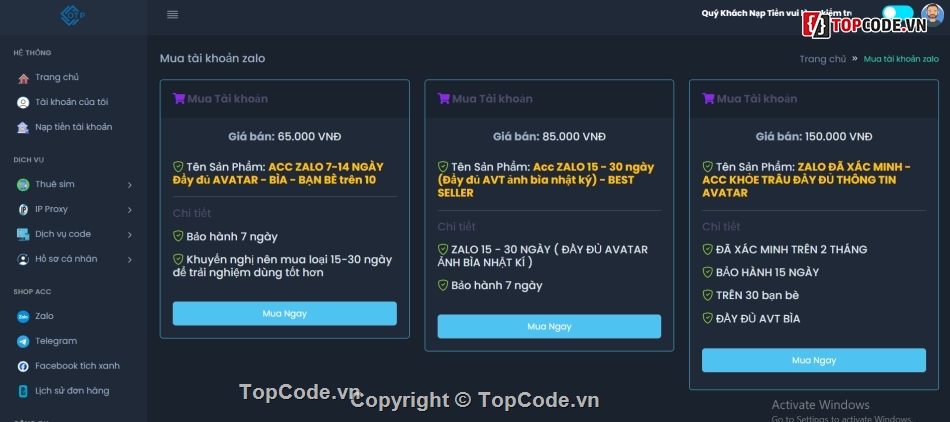 thuê sim,cho thuê sim,web thuê sim,source code web thuê sim