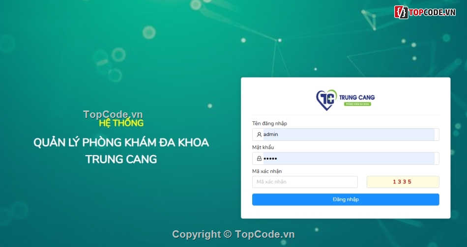 Code web,web quản lý,quản lý phòng khám đa khoa