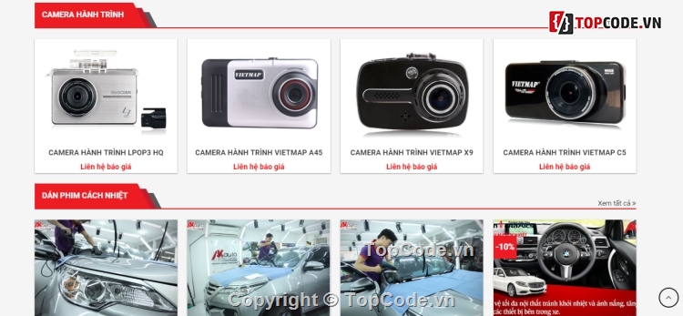 web thương mai điện tử,web bán hàng phụ kiện ô tô,web camera,code bán hàng chuyên nghiệp,phụ kiện ô tô