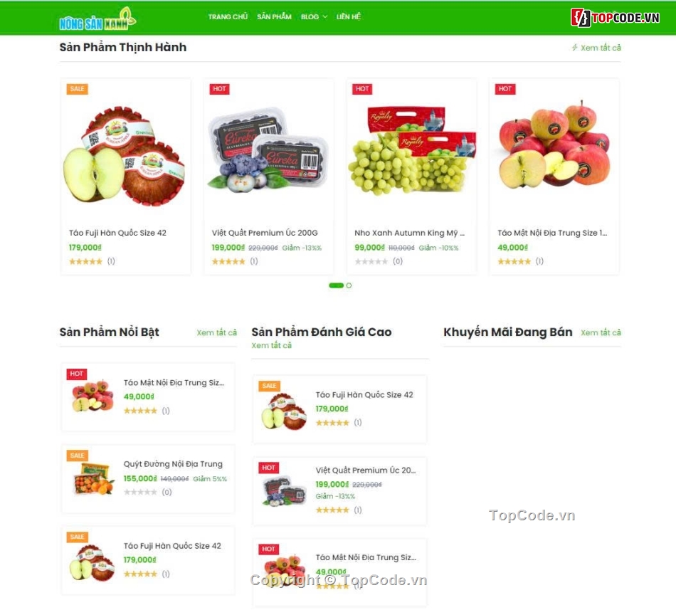 website bán,website nông sản,Code website bán  hàng,bán hàng PHP,website,Code web bán