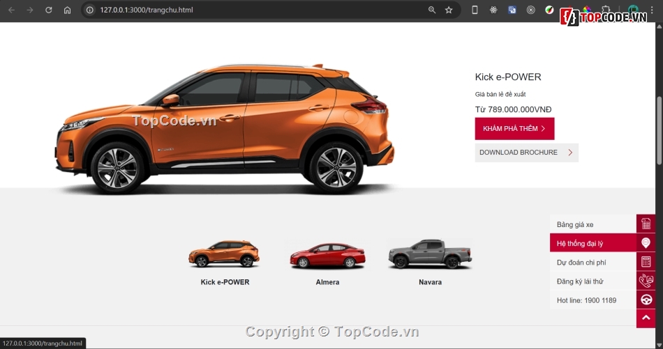 code bán xe ô tô,đồ án code bán xe ô tô giá rẻ,code html css js đồ án giá rẻ