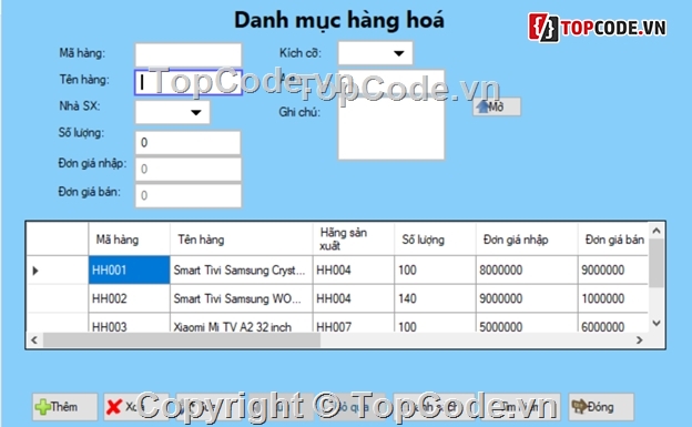 Code quản lý,quản lý cửa hàng,server